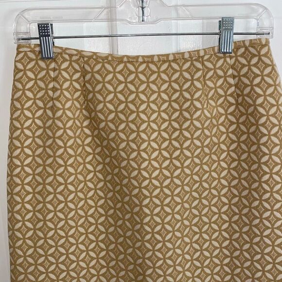 Le Suit gold/beige pencil skirt size 4P - Picture 2 of 10